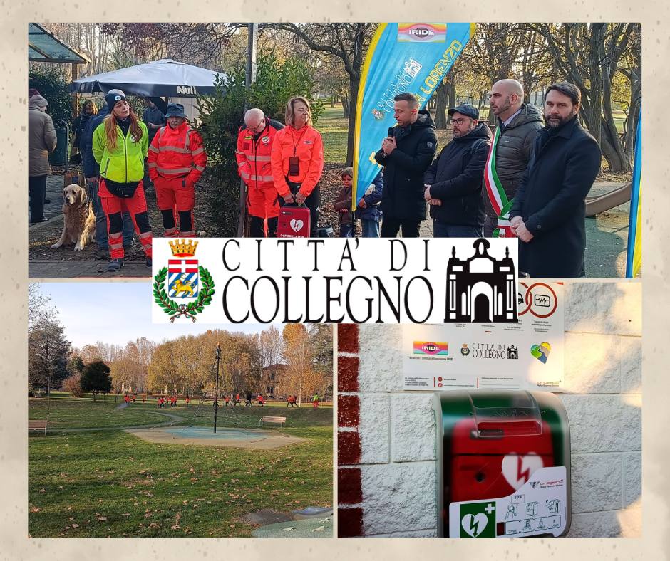 Nuovo defibrillatore al Parco Dalla Chiesa: dono dell’ASD Iride